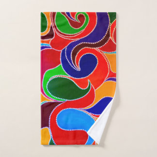 Australian Aboriginal Dreamtime Rainbow Face Cloth