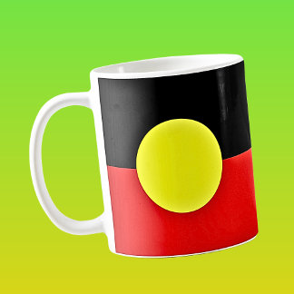 Australian Aboriginal Flag  Coffee Mug