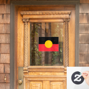 Australian Aboriginal flag Window Cling