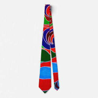 Australian Aboriginal Rainbow Dreamtime Tie