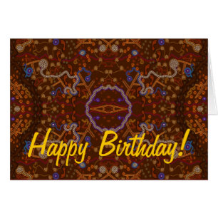 Australian Aboriginal-style Walkabout Art Design