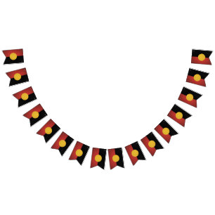Australian Aborigines Bunting Flags