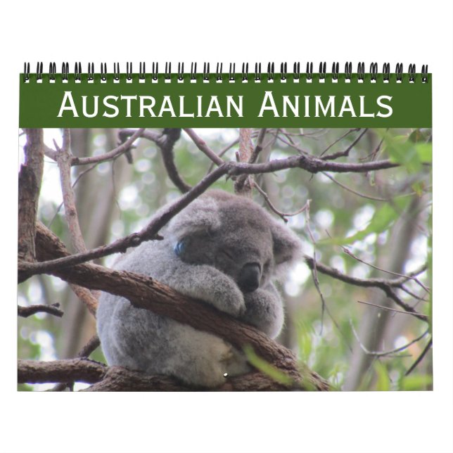 australian animals 2027 calendar (Cover)
