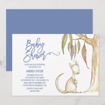 Australian Animals | Kangaroo & Joey Baby Shower