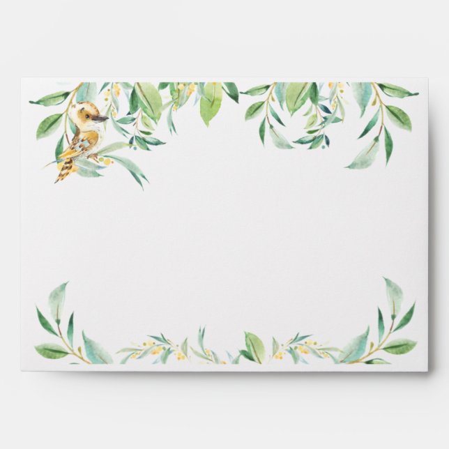 Australian Animals Koala Greenery Enveloppe A7 (Devant)