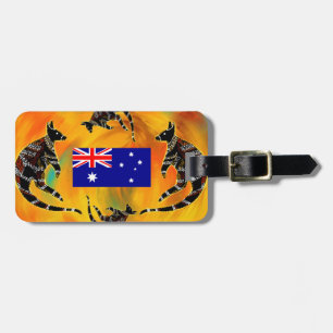 AUSTRALIAN ART LUGGAGE TAG