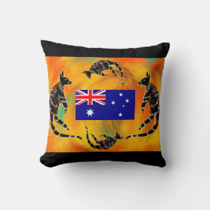 AUSTRALIAN ART THROW PILLOW