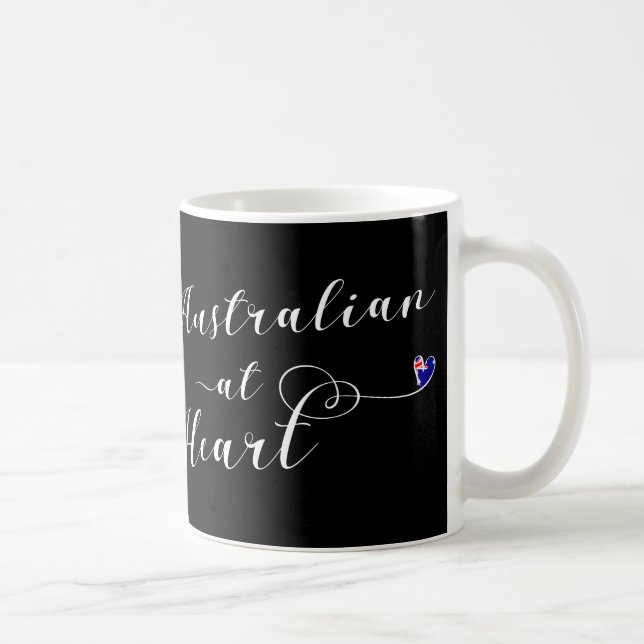 Australian At Heart Mug, USA Coffee Mug (Right)