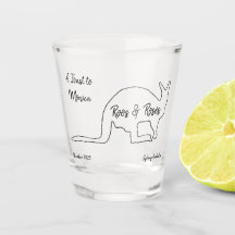 Australian Bachelorette Party Kangaroo Shot Glass