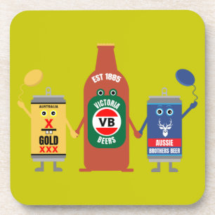 Australian Beer lovers And Drinkers Coaster