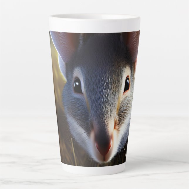 Australian Bilby Alert, Latte Mug (Front)