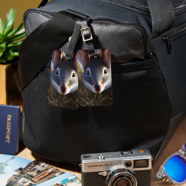 Australian Bilby Alert, Luggage Tag (Front & Back)