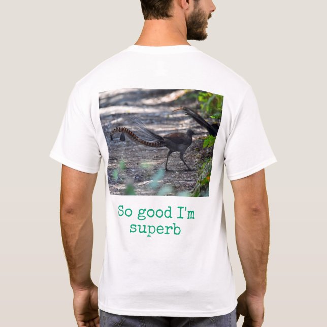 Australian bird print t shirt (Back)