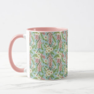 Australian Bottlebrush Country Garden Blue Mug