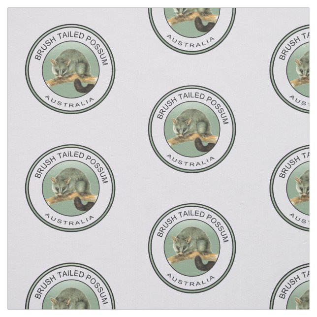 Australian brush tailed possum fabric (Swatch)
