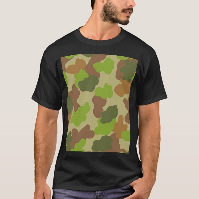 Australian Camouflage. T-Shirt (Front)