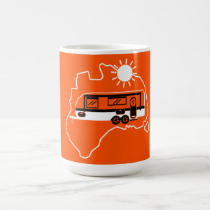 Australian Caravan Camping     Magic Mug