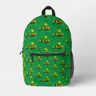 Australian Caravan Camping    Printed Backpack
