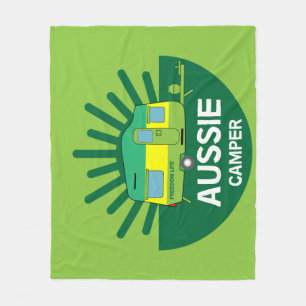 Australian Caravanning   Aussie Caravaner   Camp T Fleece Blanket