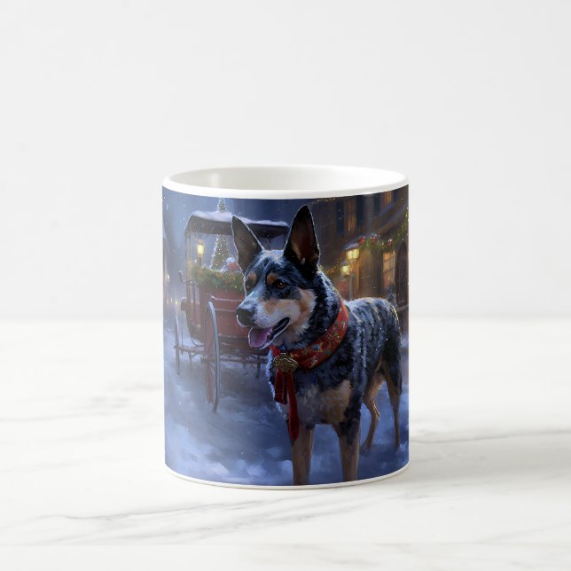 Australian Cattle Christmas Festive Season  Coffee Mug (Center)