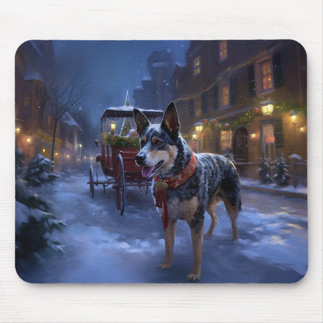 Australian Cattle Christmas Festive Season  Mouse Pad (Front)
