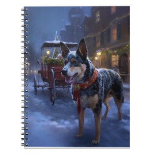 Australian Cattle Christmas Festive Season  Notebook