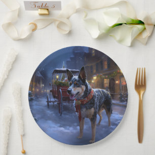 Australian Cattle Christmas Festive Season  Paper Plate