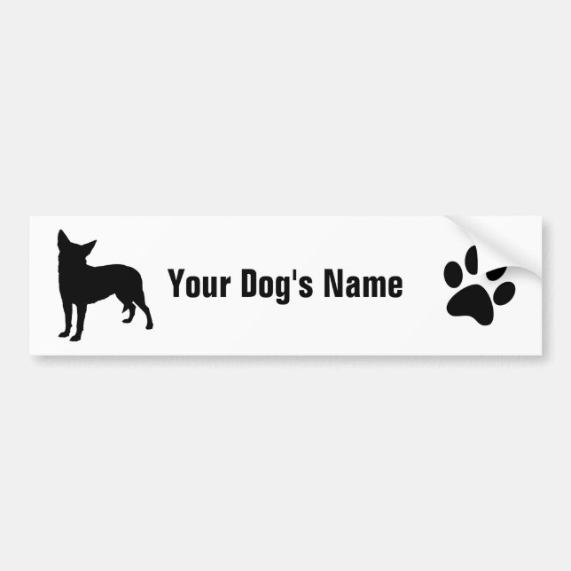 Australian Cattle Dog オーストラリアン・キャトル・ドッグ Bumper Sticker (Front)