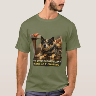 Australian Cattle Dog – 1‑Second Dog Kitchen Raid T-Shirt