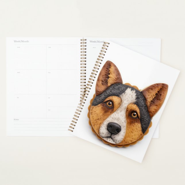 Australian Cattle Dog 3D inspiré (Devant avec enveloppe)