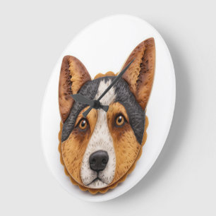 Australian Cattle Dog 3D Inspired Large Clock