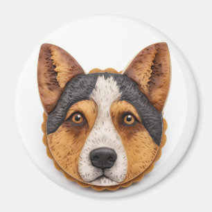 Australian Cattle Dog 3D Inspired Magnet