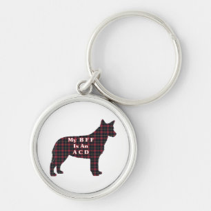 Australian Cattle Dog BFF Keychain