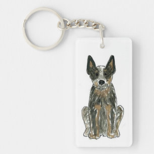 Australian Cattle Dog Blue Heeler ACD Keychain