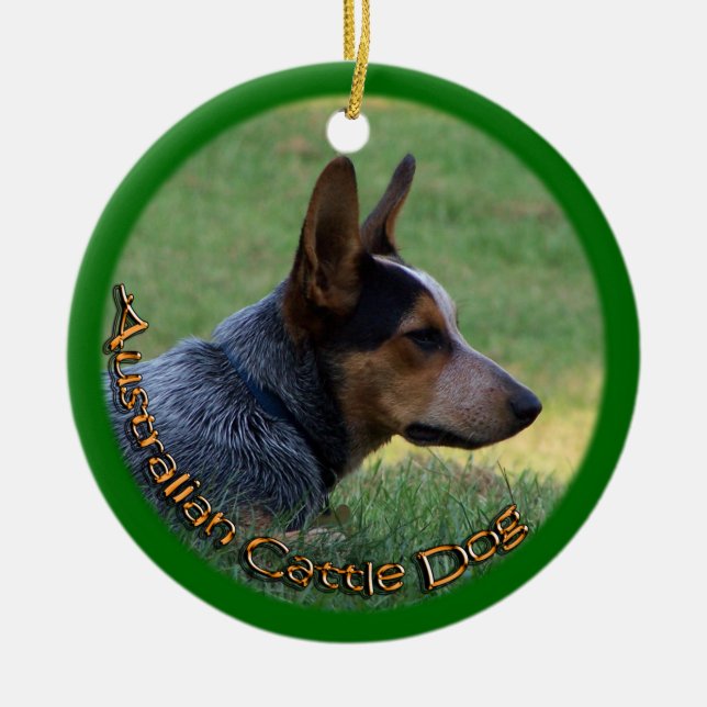 AUSTRALIAN CATTLE DOG - BLUE HEELER - ORNAMENT (Front)