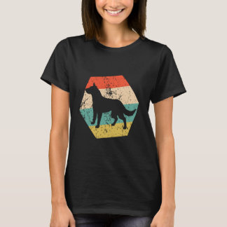 Australian Cattle Dog Breed Retro Distressed Hexag T-Shirt