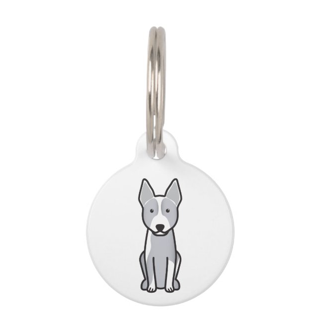 Australian Cattle Dog Cartoon Pet Tag (Front)