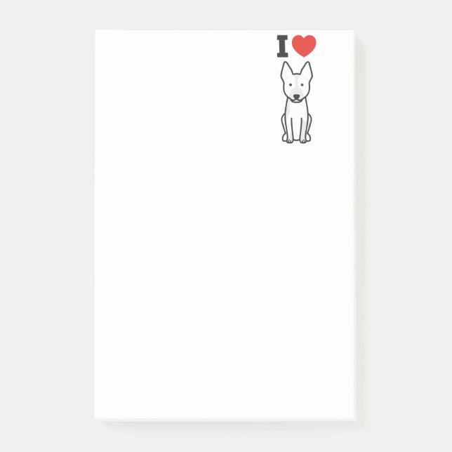 Australian Cattle Dog Cartoon Post-it Notes (Front)