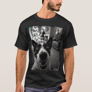 Australian Cattle Dog Catches Santa On Camera Xmas T-Shirt