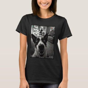 Australian Cattle Dog Catches Santa On Camera Xmas T-Shirt