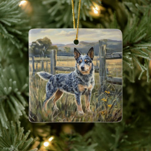 Australian Cattle Dog Ceramic Ornament