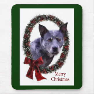 Australian Cattle Dog Christmas Gifts Mouse Pad