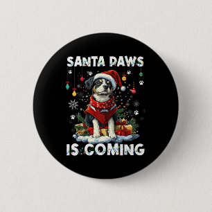 Australian Cattle Dog Christmas Tree Decorations D 2 Inch Round Button