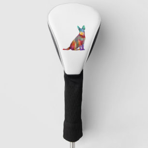 Australian Cattle Dog Colourful  Golf Head Cover