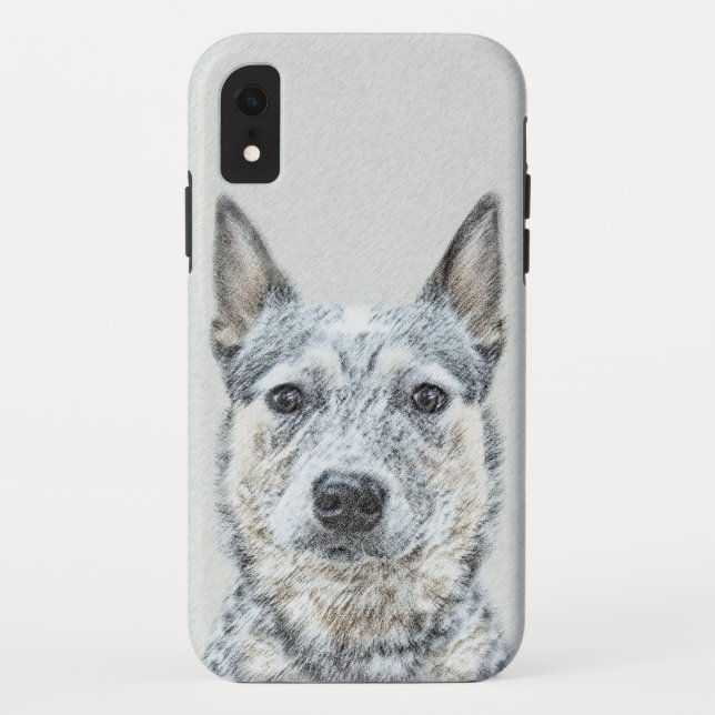 Australian Cattle Dog - Cute Original Dog Art Case-Mate iPhone Case (Back)