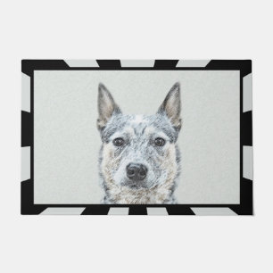 Australian Cattle Dog - Cute Original Dog Art Doormat