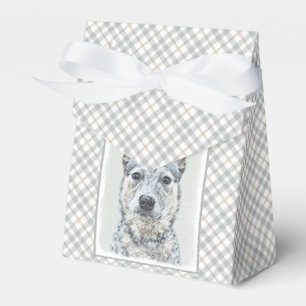 Australian Cattle Dog - Cute Original Dog Art Favor Box