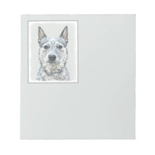 Australian Cattle Dog - Cute Original Dog Art Notepad