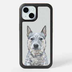 Australian Cattle Dog - Cute Original Dog Art iPhone 15 Case