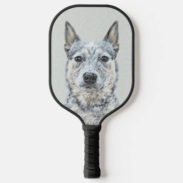 Australian Cattle Dog - Cute Original Dog Art Pickleball Paddle (Front)
